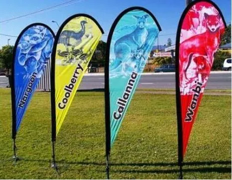 teardrop flags custom