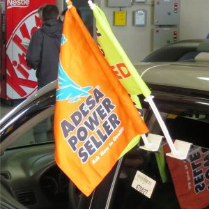 custom car window flags