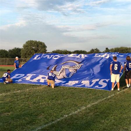 custom big hand flags