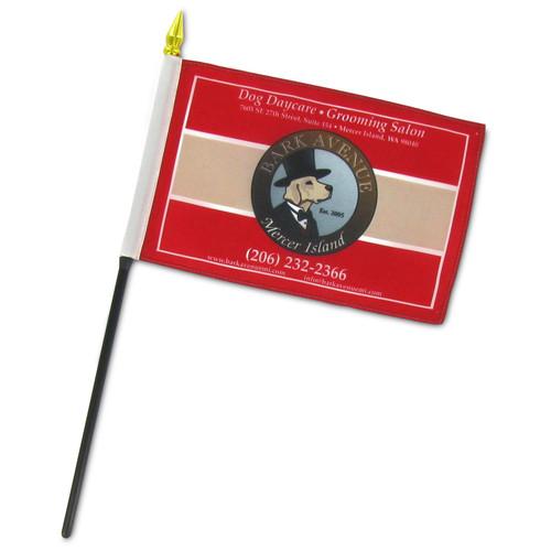 custom mini stick flags