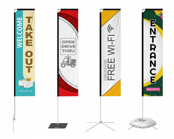 custom rectangle flags