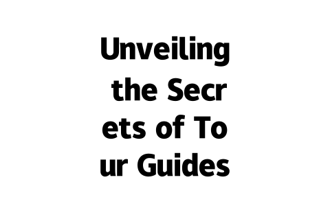 Unveiling the Secrets of Tour Guides with Flags 一