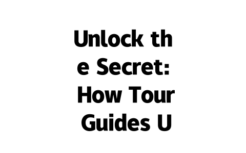 Unlock the Secret: How Tour Guides Use Flags Effectively! 一