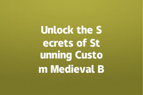 Unlock the Secrets of Stunning Custom Medieval Banners! 一
